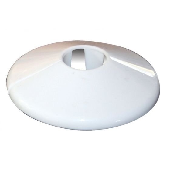 White 110mm One Piece Pipe Cover