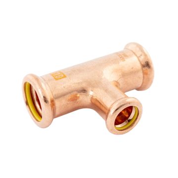 Copper Gas Press 54 x 54 x 28mm Branch Tee