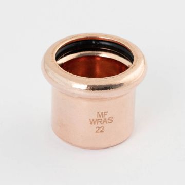 Copper M Press Fit Cap End 28mm