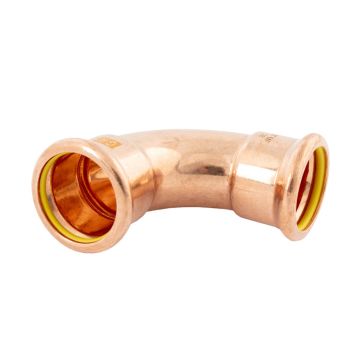 Copper Gas Press 54mm Elbow