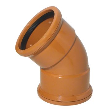 110mm Underground 45 Degree Double Socket Bend