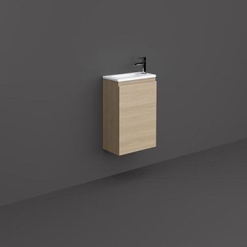 RAK Joy 400mm Wall Hung Vanity Unit - Scandinavian Oak