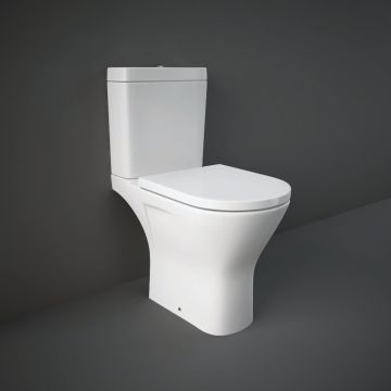 Rak Resort Maxi Close Coupled Full Access Wc Pan, Cistern & Soft Close Seat 