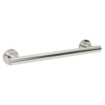 Bathex Yardley Stainless Steel Concealed Fixings Grab Rail 450mm Long 35mm Diameter - Mirror Polish