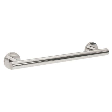 Bathex Yardley Stainless Steel Concealed Fixings Grab Rail 600mm Long 35mm Diameter - Mirror Polish