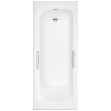Trojan Granada 2 1500mm x 700mm 8mm Single Ended Twin Gripped Bath