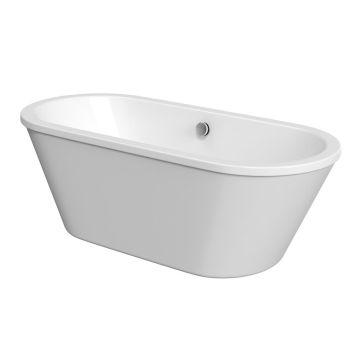 Trojan Savoy 1800mm x 800mm Double Ended Freestanding Bath - White