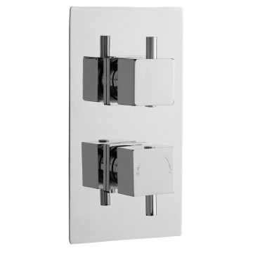 Nuie Volt Twin Thermostatic Shower Valve