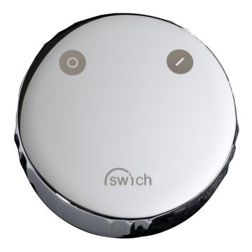 Abode Swich Round Handle Diverter Valve with Classic Filter - Chrome
