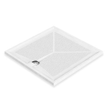 AKW Braddan Square Shower Tray with Gravity Waste 1000mm x 1000mm