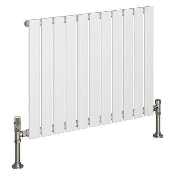 Alara Single Horizontal Radiator 600mm x 420mm - White
