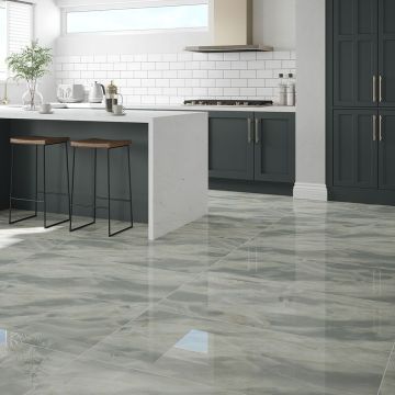 Aphrodite Emerald Wall & Floor Tile 600mm x 600mm - Polished Porcelain