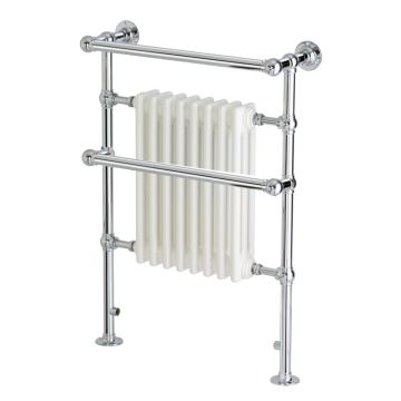 Apollo Ravenna Plus TBJR Sealed Electric Towel Warmer 955mm x 695mm - Nickel