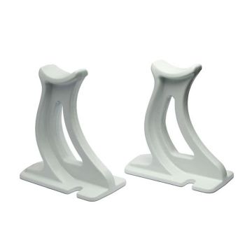 Apollo Roma Floor Brackets Heavy Pattern Victorian Floor Supports - Traffic White