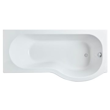 Aqua I 1500mm x 900mm P Shaped Shower Bath - Right Hand
