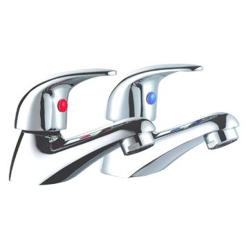 Pair Ascot Basin Taps