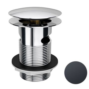 BC Designs 70mm Slotted Push Down Bath Waste - Gunmetal