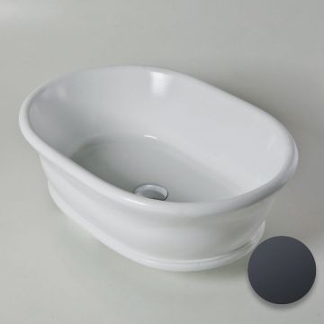 BC Designs Bampton / Aurelius 535mm Countertop Cian Basin - Gunmetal