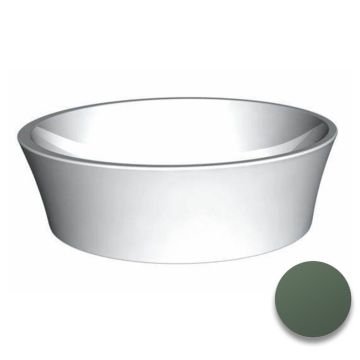 BC Designs Delicata 530mm Countertop Cian Basin - Khaki Green