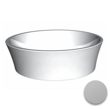 BC Designs Delicata 530mm Countertop Cian Basin - Powder Grey