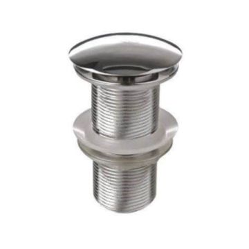 BC Designs Push Down Unslotted Basin Waste - Chrome