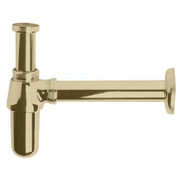 BC Designs Round Basin Bottle Trap - Brushed Gold