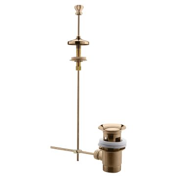 BC Designs Traditional Pull Up Basin Waste - Copper