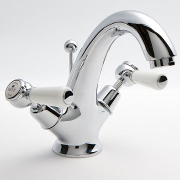 BC Designs Victrion Lever Mono Basin Mixer Tap with Pop Up Waste - Chrome