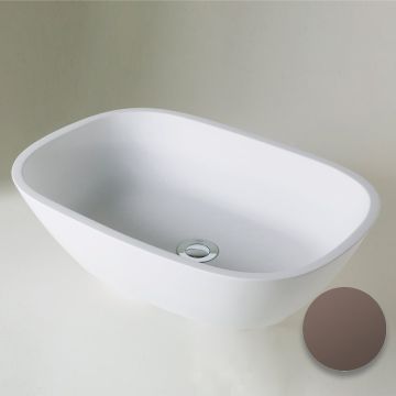 BC Designs Vive 530mm Countertop Cian Basin - Mushroom