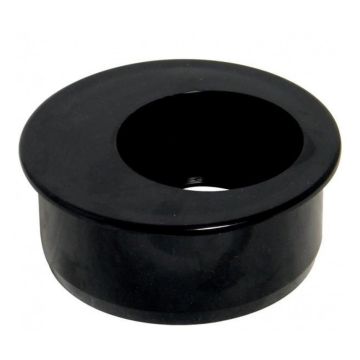 Black 110mm Pushfit Soil to 68mm Round Rain Water Reducer