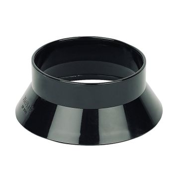 Black 110mm Pushfit Soil Weathering Collar
