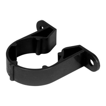 Black 32mm Solvent Waste Pipe Clip