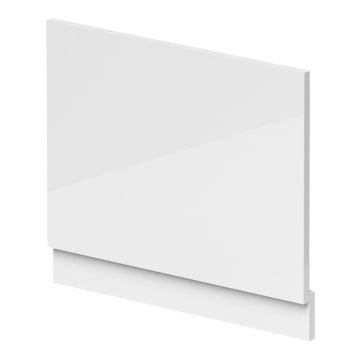 Hudson Reed Gloss White MDF 800mm End Bath Panel