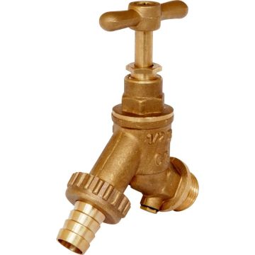 1/2" Brass Hose Union Bib Tap With Double Check Valve