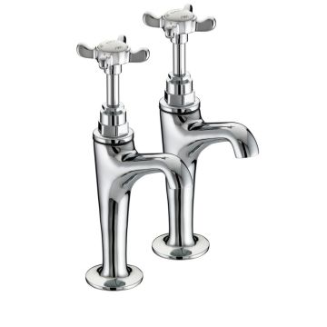 Bristan 1901 High Neck Pillar Sink Taps