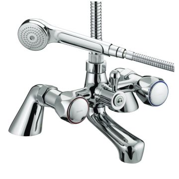 Bristan Club Pillar Bath Shower Mixer with Kit