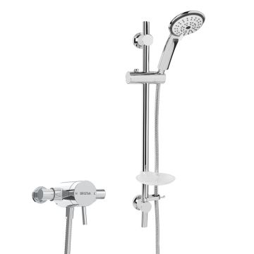 Bristan Prism Single Control Exposed Valve with Adjustable Riser Kit