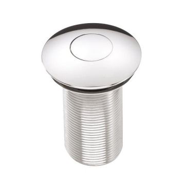 Bristan Push Button Basin Waste Unslotted - Chrome