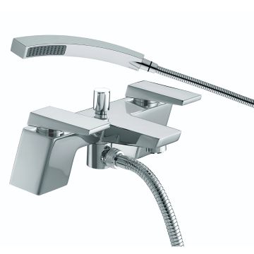 Bristan Sail 2 Tap Hole Bath Shower Mixer With Handset - Chrome