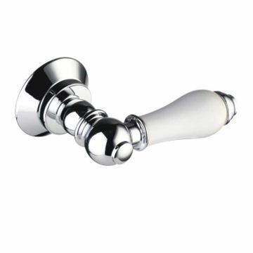 Bristan Traditional Cistern Lever White / Chrome