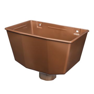 Brown 68mm Round / Square Rain Water Hopper