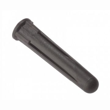 Brown Plastic Wall Expansion Plugs 8g - 10g Screws - pack of 100