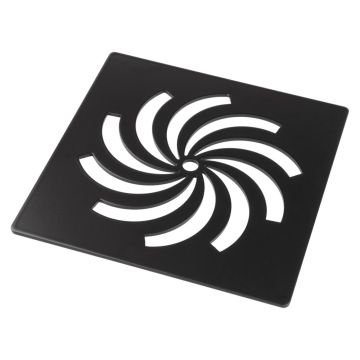 Serene 25mm Designer Shower Tray Waste Cover - Matt Black