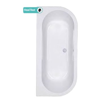 Halcyon D Single Ended Bath 1745mm x 800mm