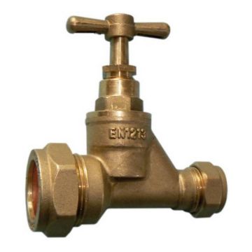 22mm x 15mm Compression Stopcock