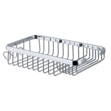 Eastbrook 265mm Wall Mounted 1 Tier Rectangular Basket - Chrome