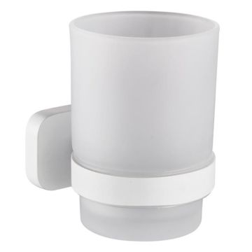 Eastbrook Asti Wall Mounted Tumbler Holder - Matt White
