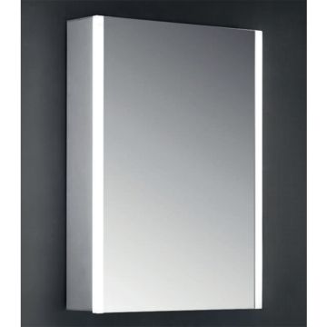 Eastbrook Caldini 500mm x 700mm 1 Door Mirror Cabinet with LED Lights