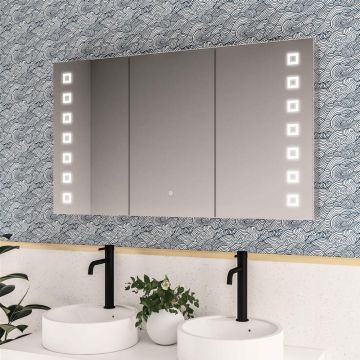 Eastbrook Chiana 3 Door LED Mirrored Cabinet 1200mm x 700mm