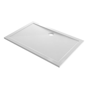 Eastbrook Corsair Rectangular Shower Tray 900mm x 760mm - White
